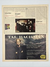 1999 Magazine Print Ad Advertisement Tap Bachman She’s So High Y2K Best Buy Vtg picture