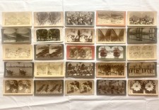 Lot 25 Stereoview Stereoscope Antique vintage cards Italy Rome Venice flowers picture