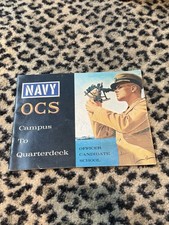 VTG 1961 US Navy OCS Officer Candidate School Recruiting Brochure Cold War picture