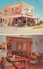 North Redington Beach, FL Florida THE HUT RESTAURANT~Dennisons ROADSIDE Postcard picture