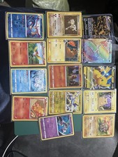 Pokemon Card Lot 14 Cards NM - Vintage Fossil Hitmonlee, EX Charmander, VMAX picture