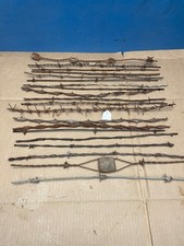 20 Vintage Antique Barbed Wire Samples All From The 1800's Unknown Year or Maker picture