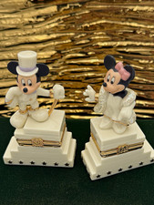 Lenox Treasures Disney Mickey & Minnie 75th Anniversary Treasure Boxes-BRAND NEW picture