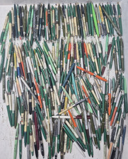 Lot Approx. 200 Vintage Advertising Collectible Pens Ballpoint Gas Oil Bank Farm picture