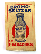 1930 BROMO-SELTZER FOR HEADACHES vintage calendar notebook EMERSON'S, BALTIMORE picture