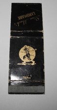Vintage Baseball Stan Hack's Cubs Restaurant Lounge Souvenir Pin Matchbook Match picture