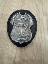 Wizarding Trunk Exclusive Ministry of Magic Magical Law Badge Harry Potter RARE picture