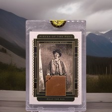2024 Pieces Of The Past Billy The Kid Authentic Leather Time Period Relic picture