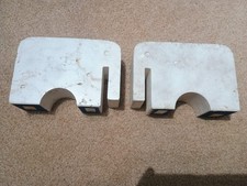 Rare Vtg 1970s Enzo Mari Fratelli Mannelli Travertine Elephant Bookends Pair picture