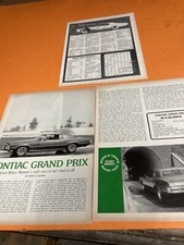 1969  PONTIAC  GRAND PRIX ORIGINAL  ARTICLE ROAD TEST SPECS INFO ROAD & TRACK picture