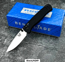 Benchmade Bugout Black Plain Edge Manual Drop Point AXIS Pocketknife picture