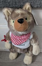 Hard Rock Coyote Herrington Bear Phoenix Plush Stuffed 12