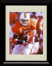 16x20 Gallery Frame Edgerrin James Autograph Promo Print - Miami Hurricaines- picture