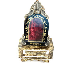 Vintage Portuguese Musical Santos Shrine Jewelry Box 9.75