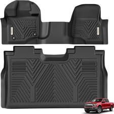 YITAMOTOR Floor Mats for 2015-2026 Ford F-150 Super Crew Cab Bench Seat, Custom  picture