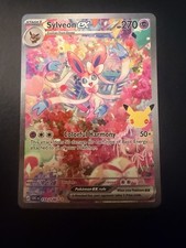 Pokemon TCG 30th Anniversary Celebrations Sylveon EX SIR 153/128 English picture