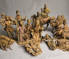Vintage Fontanini By Roman Nativity Set 16pc 3in Figures Multicolor Christmas picture