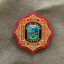  Miami-Dade Fire Rescue Department MDFR PVC Patch 2.25