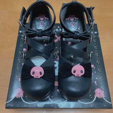 Sanrio Kuromi Platform pumps Size L Color Black With box Anime Character Goods picture