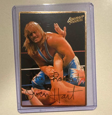Action Packed 1994 WWF Action Packed #18 Owen Hart Autographed Trading Card picture