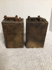 Antique Ford Model T Wooden Coil Ignition Boxes (Qty 2) Untested-Early 1900’s picture