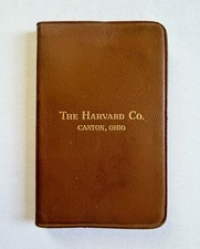 Vtg 1927 Pocket Ledger Advertising The Harvard Co Dentist Equipment Canton, OH picture