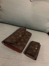 Authentic Louis Vuitton Monogram Sarah Long Wallet And A Matching 4 Key Holder picture