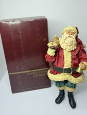 Vintage 1985 Possible Dreams Clothique Santa Claus Toy Sack Bell Original Box picture