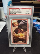 1980 Topps Star Wars Empire Strikes Back #79 Leia Greetings, Sweet Lady~ PSA 9 picture