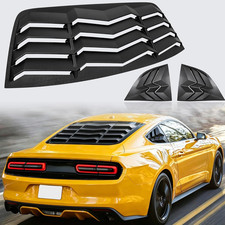 Car Rear+Side Window Louver - Fit for Dodge Challenger 2008-2023 ABS Black picture