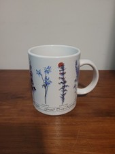 Vintage Grand Teton National Park Wildflowers Coffee Mug Columbine Scarlet Gilia picture