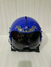 HGU-33 BLUE ANGELS FIGHTER PILOT HELMET CUSTOM REPLICA+pin picture