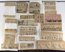 Vintage Early 1900's 20 Sets Of Newspaper comics Tillie Toiler, Brick Bradford e picture