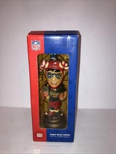 SUPER BOWL 36 ST. LOUIS RAMS NEW ENGLAND PATRIOTS BOBBLEHEAD NEW IN BOX picture