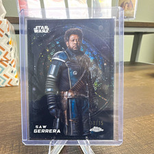 2026 Topps Star Wars Chrome Saw Gerrera 13/15 Galaxy Refractor picture