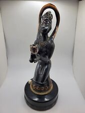 Vintage Agni Nude India Goddess Of Fire Bronze Statue Art Deco Piece Lighter picture