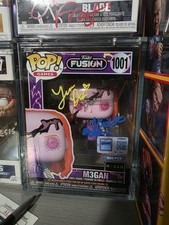 2x signed M3gan Megan Funko Fusion POP #1001 2024 NYCC Exclusive LE 500 Pcs JSA picture