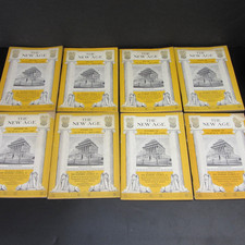 The New Age Magazine 1956   Lot of 8   May-December   Vintage Masonic Freemason picture