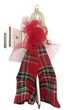 SOFFIERIA DE CARLINI Fashion Lady Glass Christmas Ornament Made In Italy New Box picture