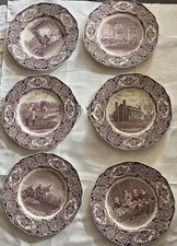 1932 SIX CROWN DUCAL GEORGE WASHINGTON BICENTENARY MEMORIAL PLATES picture