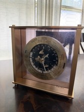 vintage Seiko World Time quartz desk and mantel clock QZ885A picture