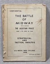 U.S Naval War College The Battle of Midway Strategical Tactical Analysis 1948 PB picture