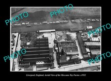 Liverpool England Aerial View Of The Meccano Toys 1952 Old Large Historic Photo picture