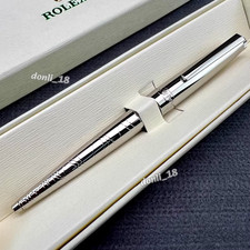 NEW Rolex VTG Style Palladium-Finish Ballpoint Pen | VIP Ad Gift, Refillable picture