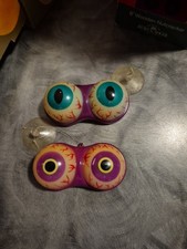 Vintage Set Of 2 Flashing Eyeball Lights picture