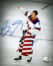 Brady Tkachuk Autographed Team USA Hockey 2026 Olympics 8x10 Photo - JSA picture