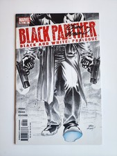 Black Panther #50 Black & White Prologue Signed by Andy Kubert – White Tiger 1st picture
