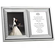Vera Wang Wedgwood New With Love Silver Double Invitation Frame picture