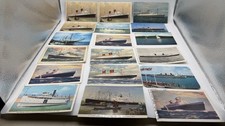 Lot Of 32 Vge & Antique Cruise Ships Ocean Liners Sailboat Steamboats Postcards  picture