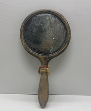 Antique Wooden Hand Mirror picture